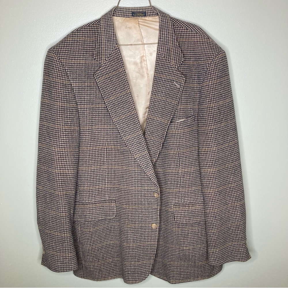 Oscar De La Renta VTG houndstooth blazer